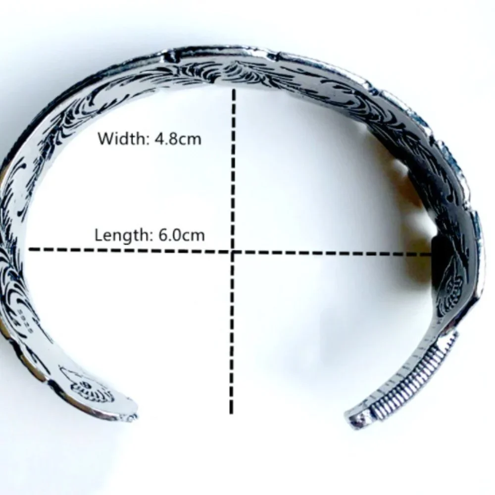 Takahashi Goro's Handmade Silver Golden Feather Cuff Bracelet Bangle